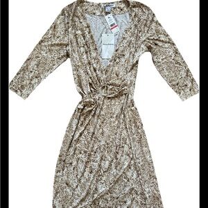 Tommy Bahama XS Clara Playa Python Short Dress Beije Cocktail Dinner Date Dress